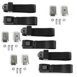 SafeTBoy 2-Point Push Button Buckle Lap Belts for 1970-1981 CAMARO, FIREBIRD - STBD141D