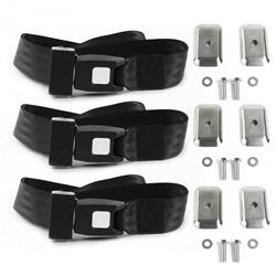 SafeTBoy 2-Point Push Button Buckle Lap Belts STBD1439