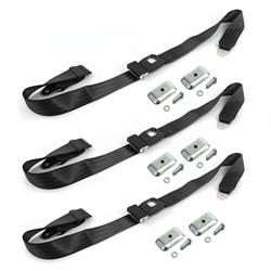 SafeTBoy 2-Point Push Button Buckle Lap Belts for 1967-1970 MUSTANG - STBD1449