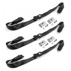 SafeTBoy 2-Point Push Button Buckle Lap Belts STBD14C3
