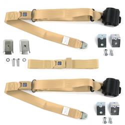 SafeTBoy 2-Point Push Button Buckle Lap Belts STBD1599