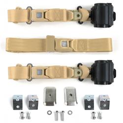 SafeTBoy 2-Point Push Button Buckle Lap Belts for 1971-1977 COMET, MAVERICK - STBD15BA