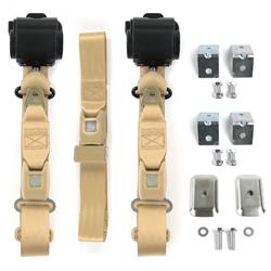 SafeTBoy 2-Point Push Button Buckle Lap Belts for 1980-1986 F-150 - STBD15CC