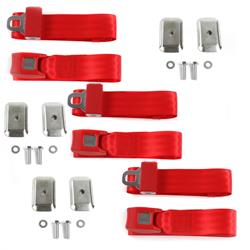 SafeTBoy 2-Point Push Button Buckle Lap Belts STBD16C6