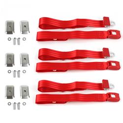 SafeTBoy 2-Point Push Button Buckle Lap Belts for 1984-2001 CHEROKEE - STBD173F