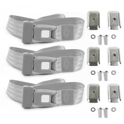 SafeTBoy 2-Point Push Button Buckle Lap Belts STBD187A