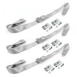 SafeTBoy 2-Point Push Button Buckle Lap Belts for 1980-1986 F-150 - STBD183B