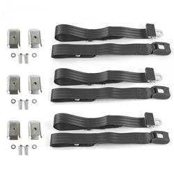 SafeTBoy 2-Point Push Button Buckle Lap Belts for 1970-1981 CAMARO, FIREBIRD - STBD18E2