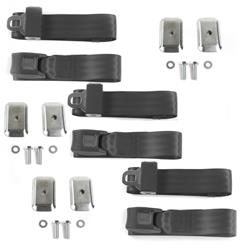SafeTBoy 2-Point Push Button Buckle Lap Belts for 1973-1991 BLAZER, JIMMY, 1975-1986 K5 BLAZER - STBD19A2