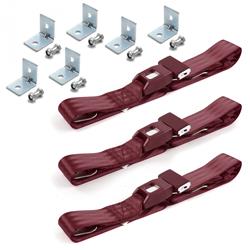 SafeTBoy 2-Point Push Button Buckle Lap Belts STBD1A32