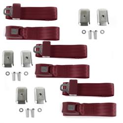 SafeTBoy 2-Point Push Button Buckle Lap Belts for 1950-1953 ROADMASTER, 1949 ROADMASTER SERIES 70 - STBD1B05