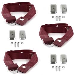 SafeTBoy 2-Point Push Button Buckle Lap Belts for 1954-1956 ROADMASTER - STBD1B07