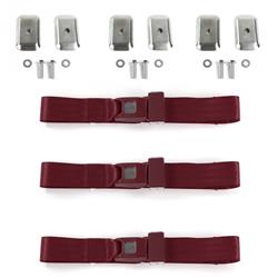 SafeTBoy 2-Point Push Button Buckle Lap Belts STBD1B0E