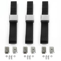 SafeTBoy 2-Point Airplane Buckle Lap Belts for 1975-1981 TR7, 1980-1981 TR8 - STBD1B4F