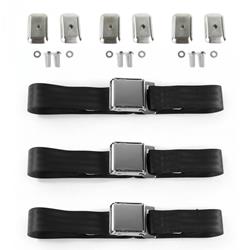 SafeTBoy 2-Point Airplane Buckle Lap Belts STBD1BE8