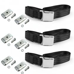 SafeTBoy 2-Point Airplane Buckle Lap Belts STBD1C05