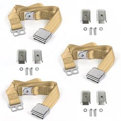 SafeTBoy 2-Point Airplane Buckle Lap Belts for 1971-1973 MUSTANG - STBD1CCE