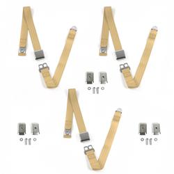 SafeTBoy 2-Point Airplane Buckle Lap Belts STBD1D7B