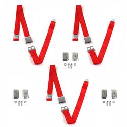 SafeTBoy 2-Point Airplane Buckle Lap Belts for 1964-1966 MUSTANG - STBD1DE3