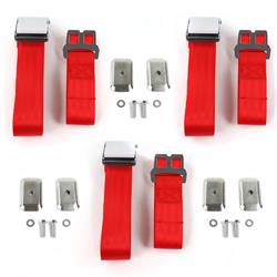SafeTBoy 2-Point Airplane Buckle Lap Belts STBD1DF4