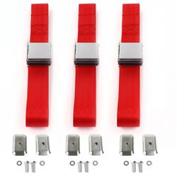 SafeTBoy 2-Point Airplane Buckle Lap Belts for 1961-1971 SCOUT, 1971-1980 SCOUT II - STBD1E87