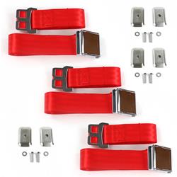SafeTBoy 2-Point Airplane Buckle Lap Belts STBD1EB2