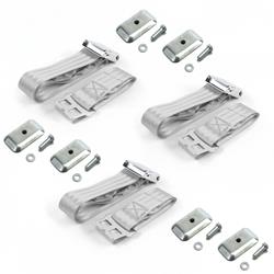 SafeTBoy 2-Point Airplane Buckle Lap Belts for 1969-1974 E-100 ECONOLINE, E-200 ECONOLINE, E-300 ECONOLINE - STBD1EBB