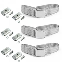 SafeTBoy 2-Point Airplane Buckle Lap Belts for 1967-1970 MUSTANG - STBD1F14