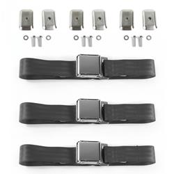 SafeTBoy 2-Point Airplane Buckle Lap Belts for 1964-1966 MUSTANG - STBD2043