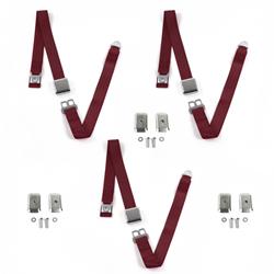 SafeTBoy 2-Point Airplane Buckle Lap Belts STBD217D