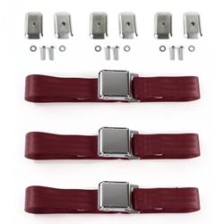 SafeTBoy 2-Point Airplane Buckle Lap Belts STBD218D