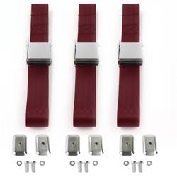SafeTBoy 2-Point Airplane Buckle Lap Belts for 1962-1965 CHEVY II - STBD219E