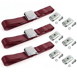 SafeTBoy 2-Point Airplane Buckle Lap Belts for 1955-1957 THUNDERBIRD - STBD21B6