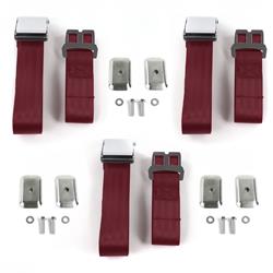 SafeTBoy 2-Point Airplane Buckle Lap Belts for 1971-1973 411, 1973-1974 412 - STBD2233