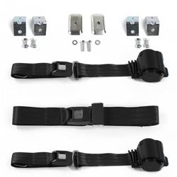 SafeTBoy 2-Point Retractable Push Button Buckle Lap Belts for 1979-1986 CAPRI, 1979-1993 MUSTANG - STBD2263