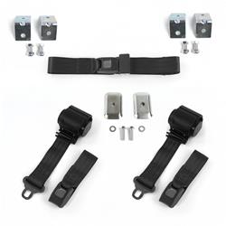 SafeTBoy 2-Point Retractable Push Button Buckle Lap Belts STBD233A