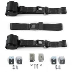 SafeTBoy 2-Point Retractable Push Button Buckle Lap Belts STBD2341