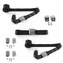 SafeTBoy 2-Point Retractable Airplane Buckle Lap Belts for 1982-1992 CAMARO, FIREBIRD - STBD2973