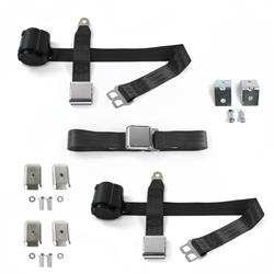 SafeTBoy 2-Point Retractable Airplane Buckle Lap Belts STBD2A0C