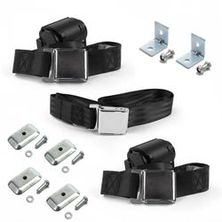 SafeTBoy 2-Point Retractable Airplane Buckle Lap Belts for 1957-1958 ROADMASTER - STBD2A88