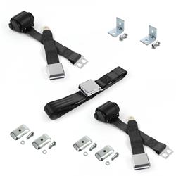 SafeTBoy 2-Point Retractable Airplane Buckle Lap Belts STBD2A8E