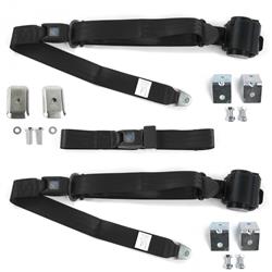 SafeTBoy 3-Point Retractable Push Button Buckle Lap Belts STBD30ED