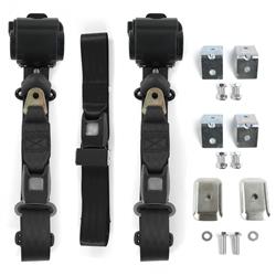 SafeTBoy 3-Point Retractable Push Button Buckle Lap Belts STBD311F