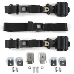 SafeTBoy 3-Point Retractable Push Button Buckle Lap Belts for 1966-1977 BRONCO - STBD3175
