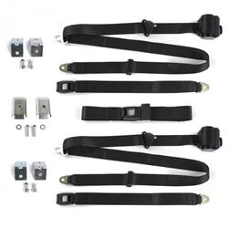 SafeTBoy 3-Point Retractable Push Button Buckle Lap Belts for 1968-1970 AMX, 1968-1974 JAVELIN - STBD31C8