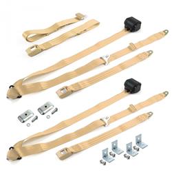 SafeTBoy 3-Point Retractable Push Button Buckle Lap Belts STBD3230