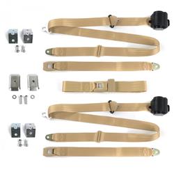 SafeTBoy 3-Point Retractable Push Button Buckle Lap Belts STBD321E