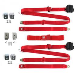 SafeTBoy 3-Point Retractable Push Button Buckle Lap Belts for 1979-1986 CAPRI, 1979-1993 MUSTANG - STBD3340