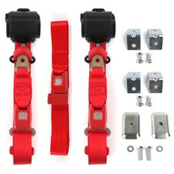 SafeTBoy 3-Point Retractable Push Button Buckle Lap Belts for 1957-1958 ROADMASTER - STBD343B