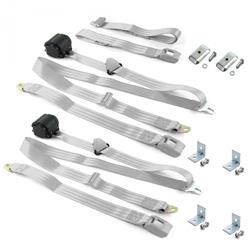 SafeTBoy 3-Point Retractable Push Button Buckle Lap Belts for 1958 IMPALA - STBD34F7